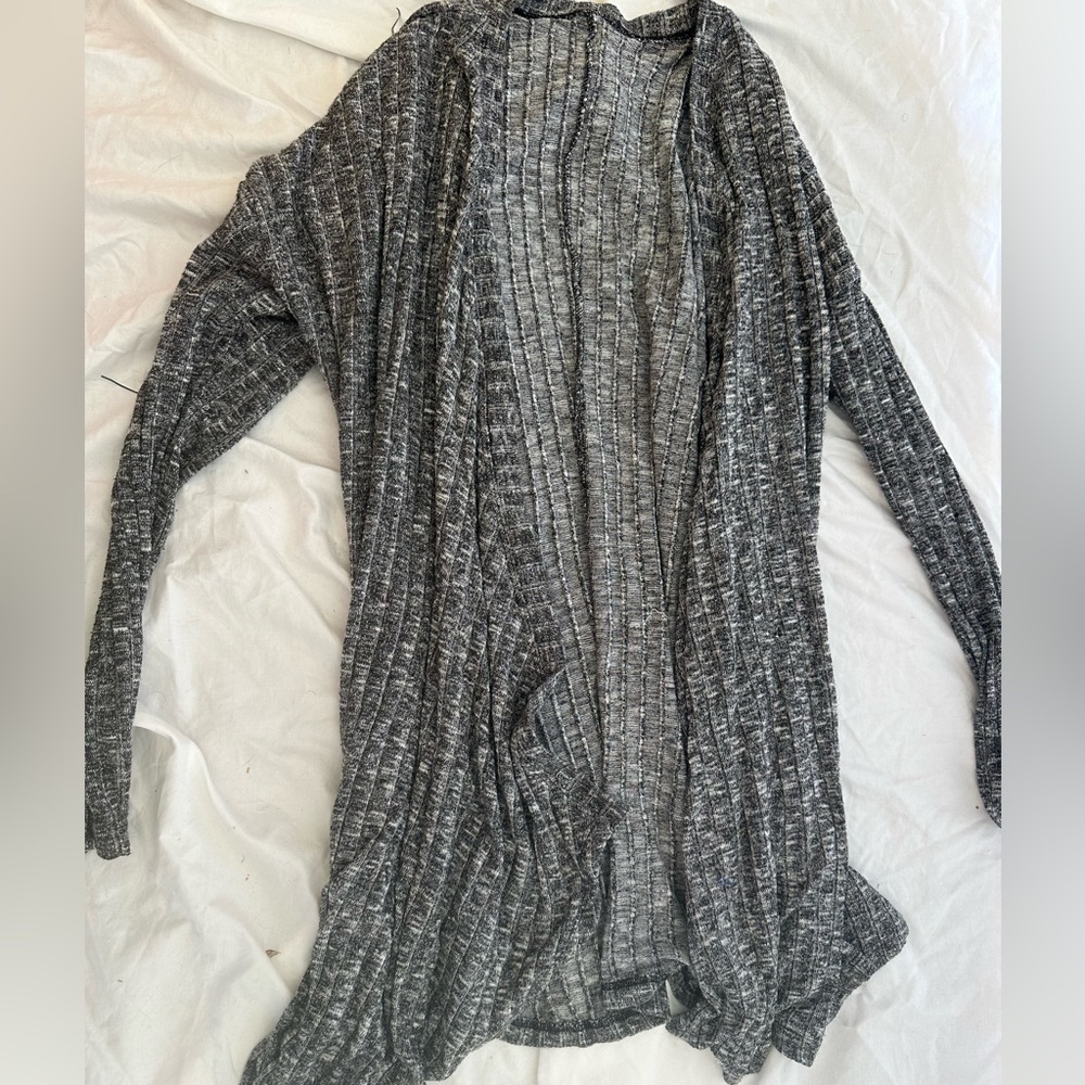 Soft grey long sweater